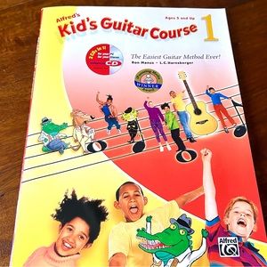 New Alfred’s Kid’s Guitar Course 1 Ages 5 and Up Award Winner with 2 CD’s